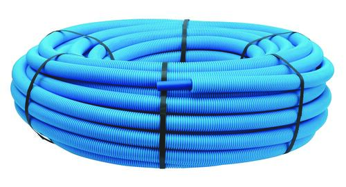 Tube PER gainé bleu Ø16 - longueur 50 m